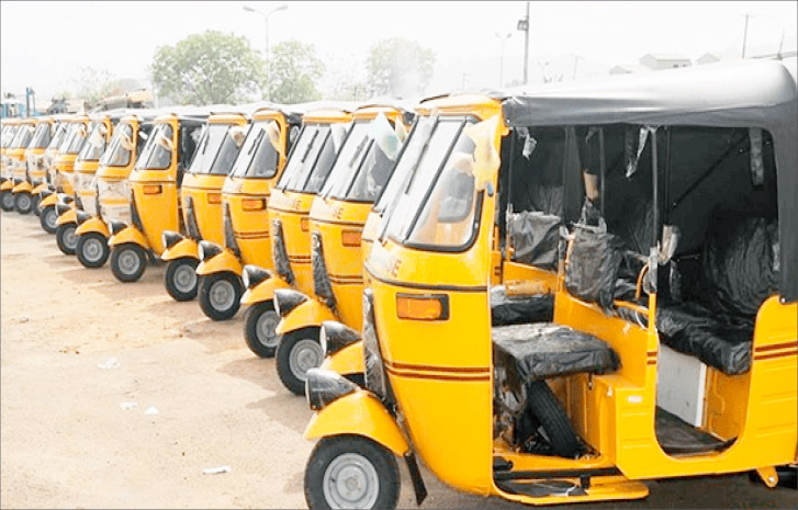Kano reduces tricycle's operational permit from N8000 to N5000