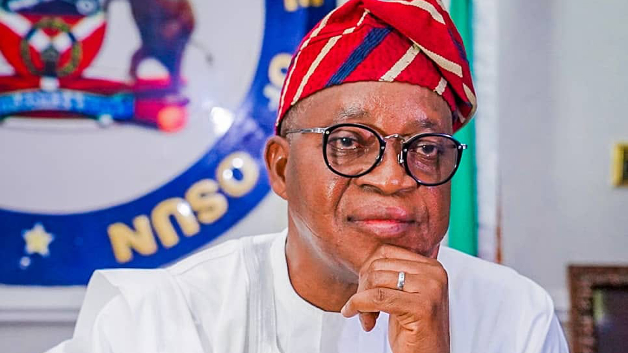 Outoing governor of Osun, Alhaji Gboyega Oyetola, says he left N14 billion in the state’s coffers for his successor, Sen. Ademola Adeleke.