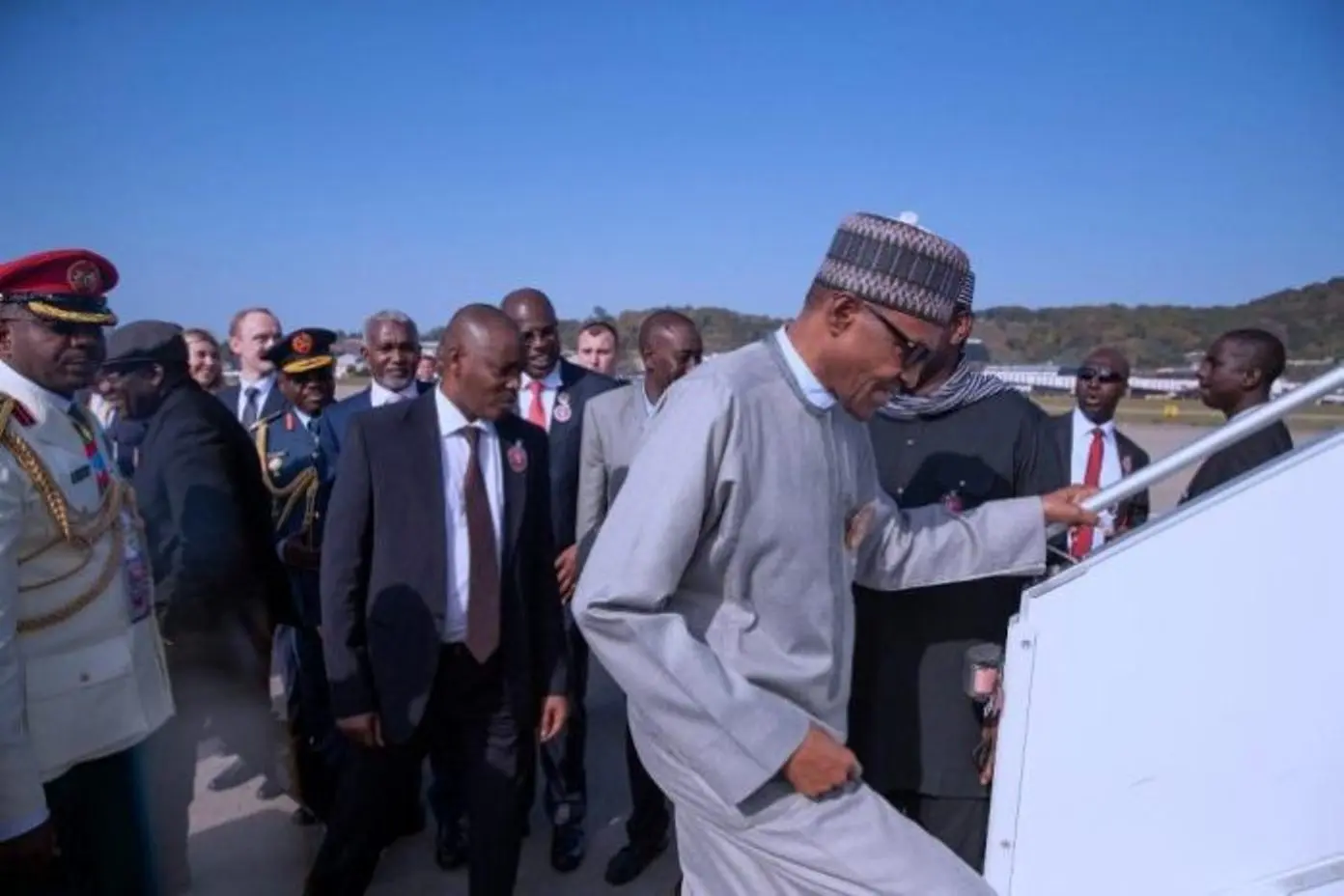 Buhari departs Abuja to attend 77th UNGA in New York
