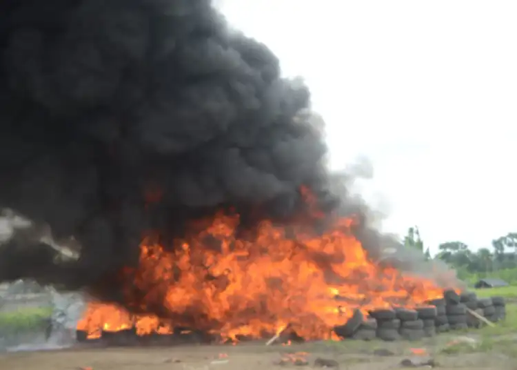 1.8 tonnes of Cocaine Sets Ablaze - NDLEA