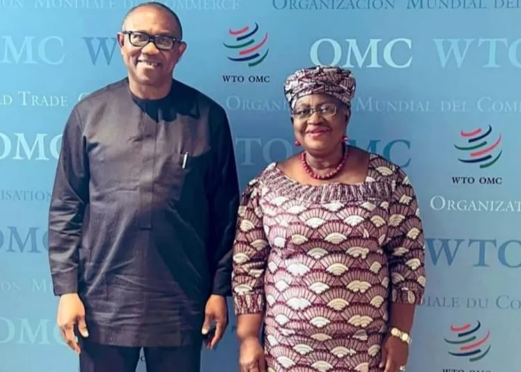 WTO : Peter Obi Meets Okonjo-Iweala