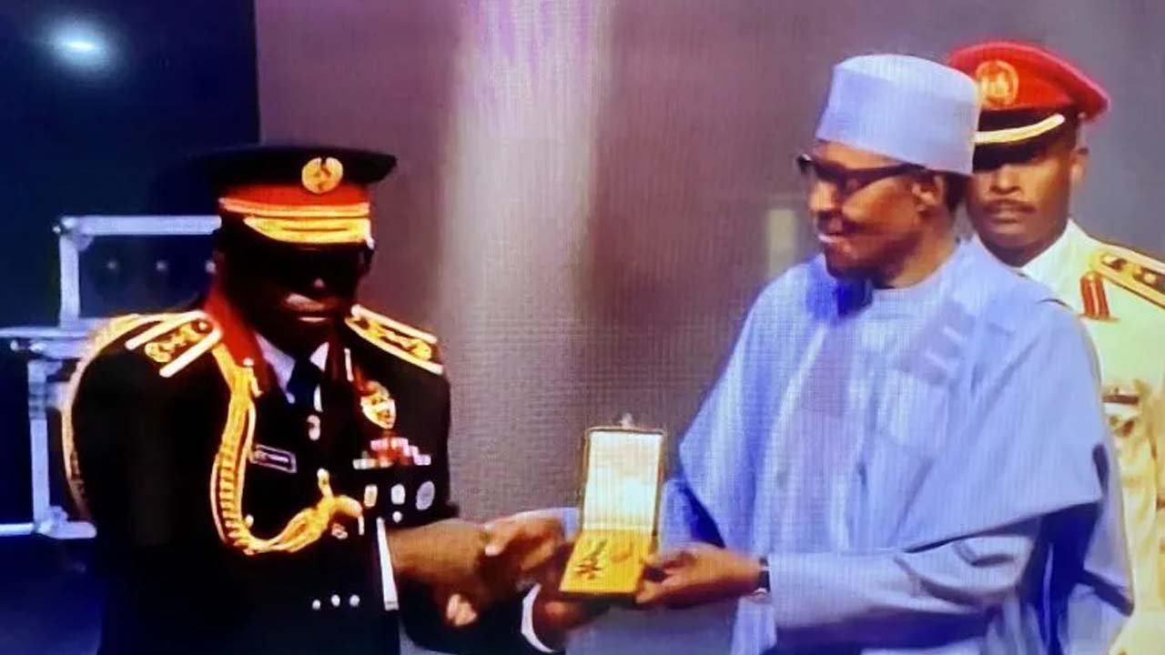 Buhari confers OFR award on NSCDC boss