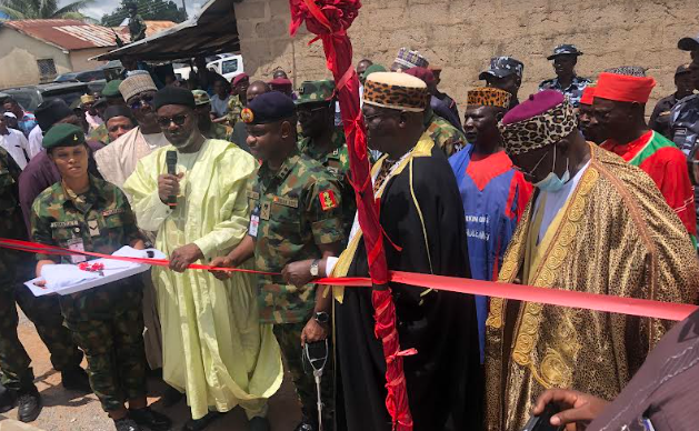 Nigerian Army donates industrial borehole to Nasarawa community