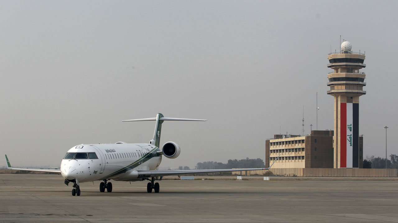 Three days later Baghdad airport hit by second fire