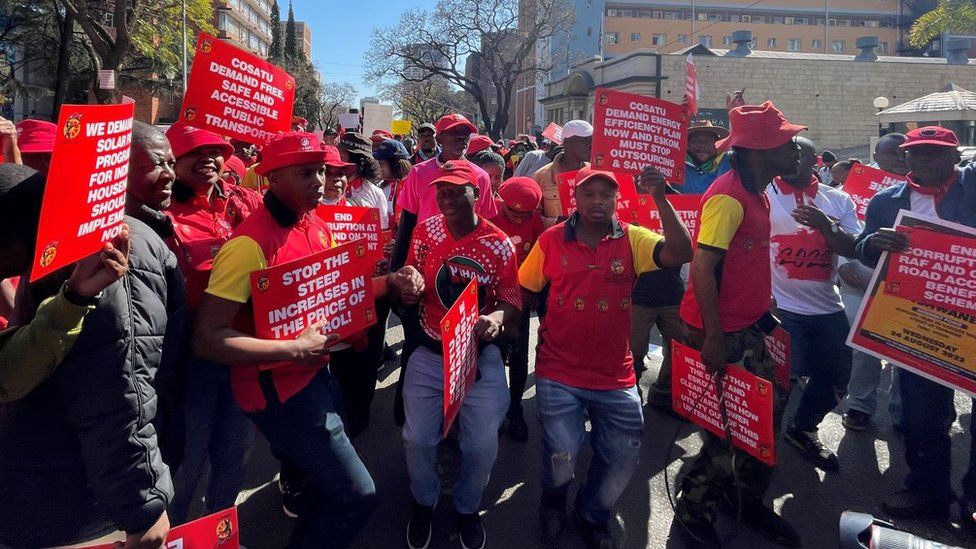 South African workers embark on strike over wages