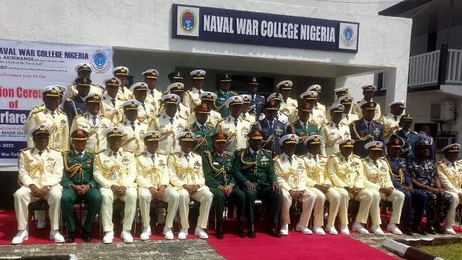 Naval War College graduates 22 military officers