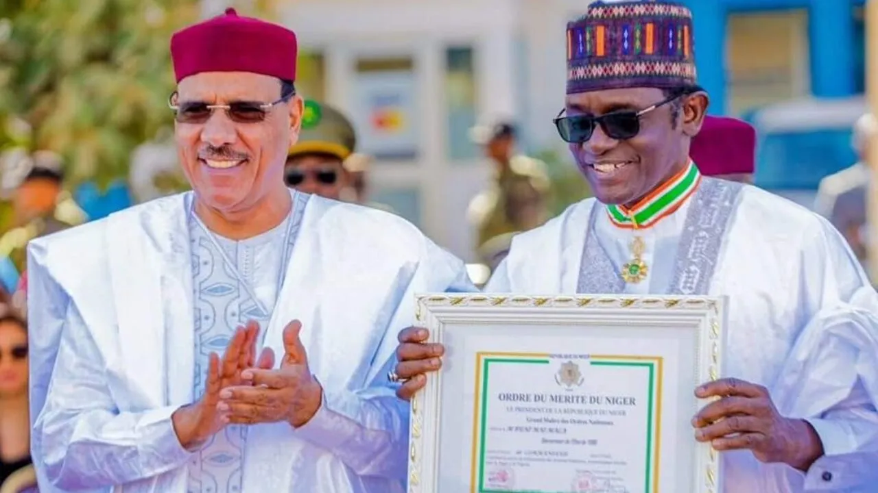 Niger’s President decorates Buni with National Honour Award