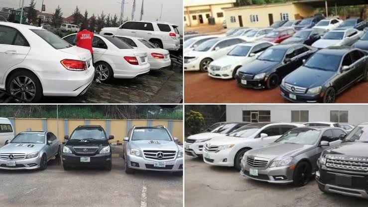 EFCC auctions seven forfeited cars in Kwara