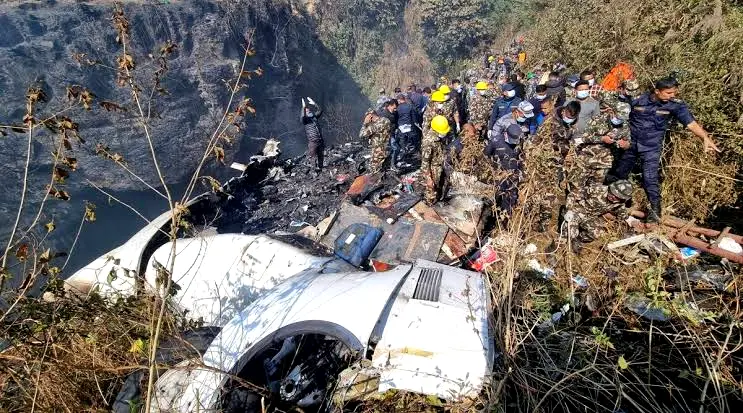 Twenty-nine people were confirmed to have died Sunday when a plane with 72 on board crashed in Nepal, the airline said.