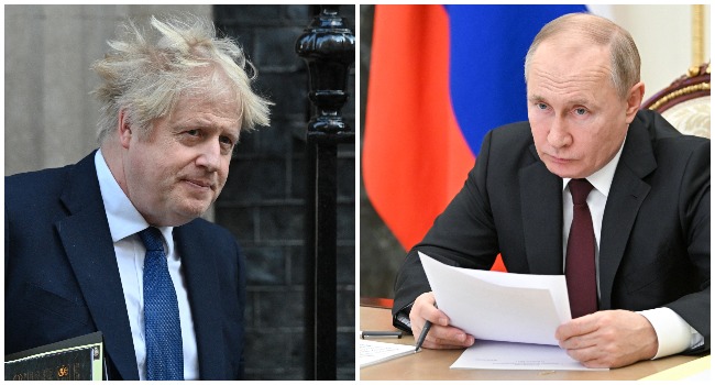 Boris Johnson accuses Putin of threatening to blow him up with missile