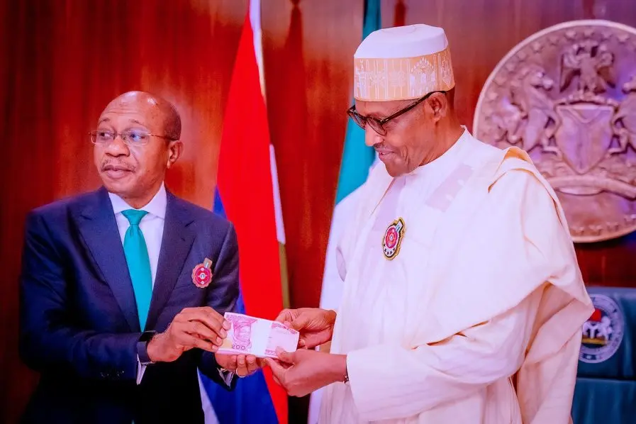 Buhari meets Emefiele in Aso Rock after Supreme Court judgment