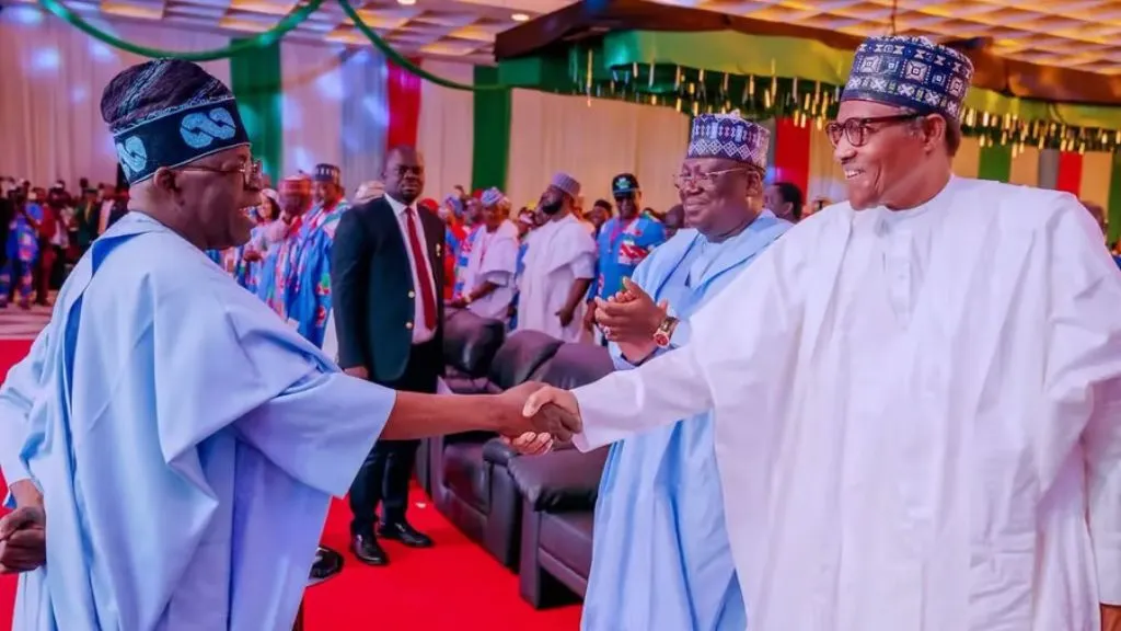 Buhari hands over transition documents to Tinubu