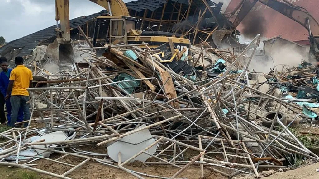 Two injured, 37 rescued as plaza collapses in Abuja