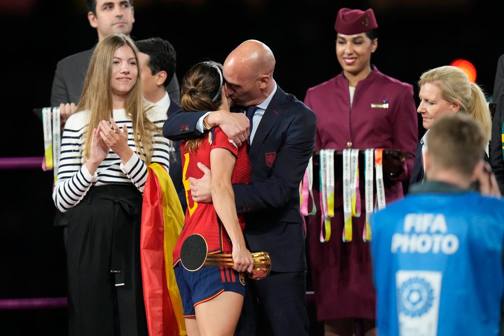 FIFA suspends Spanish football chief, Rubiales for kissing Hermoso