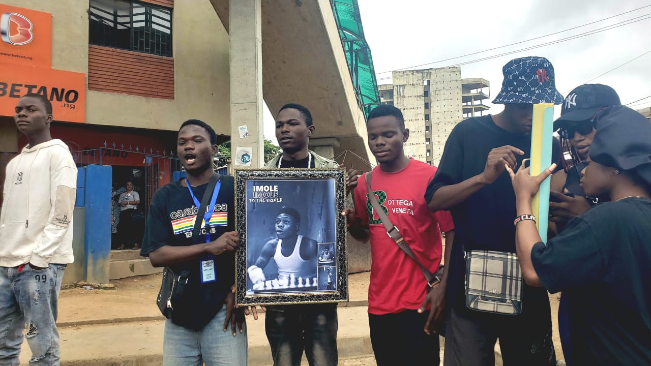 Abeokuta youths protest, demand justice for Mohbad