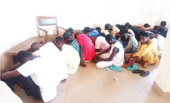 NSCDC foils same-sex wedding, arrests 76 suspects in Gombe
