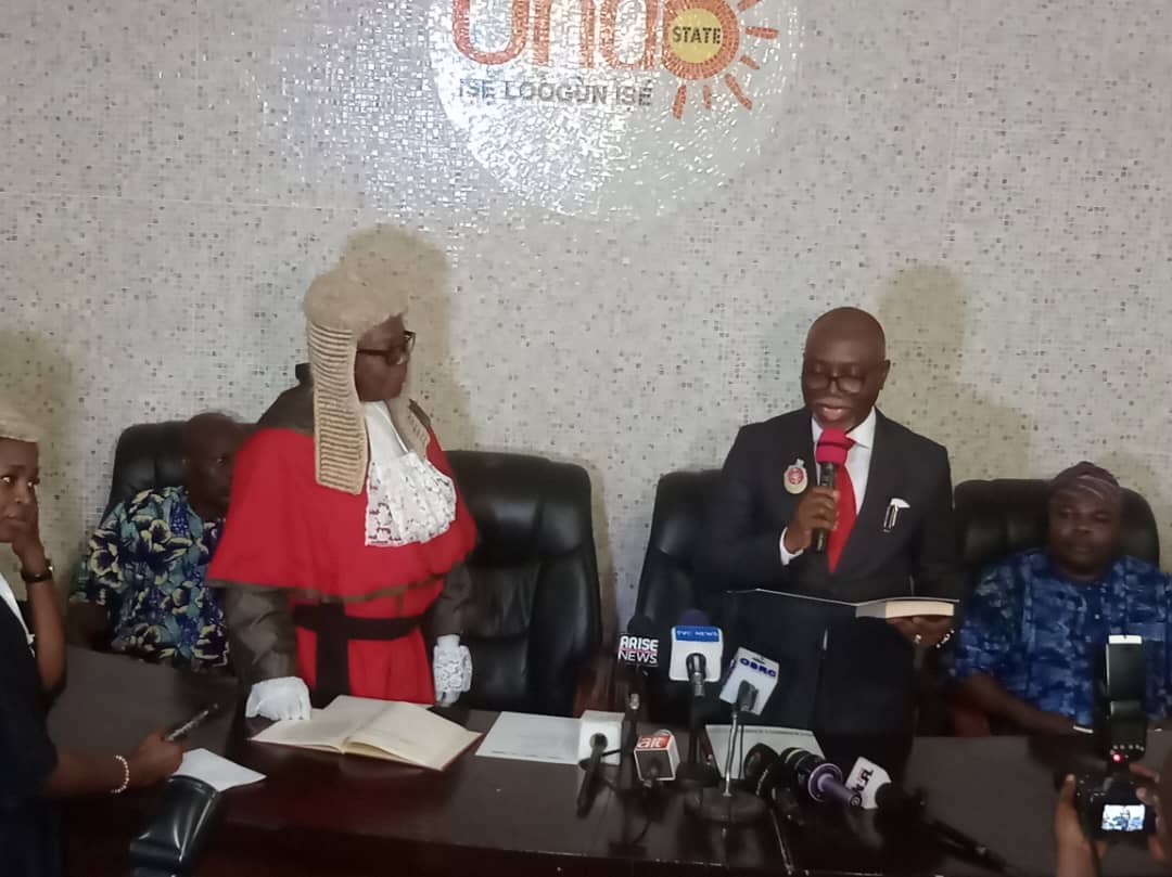 Aiyedatiwa Sworn in as Ondo State Governor