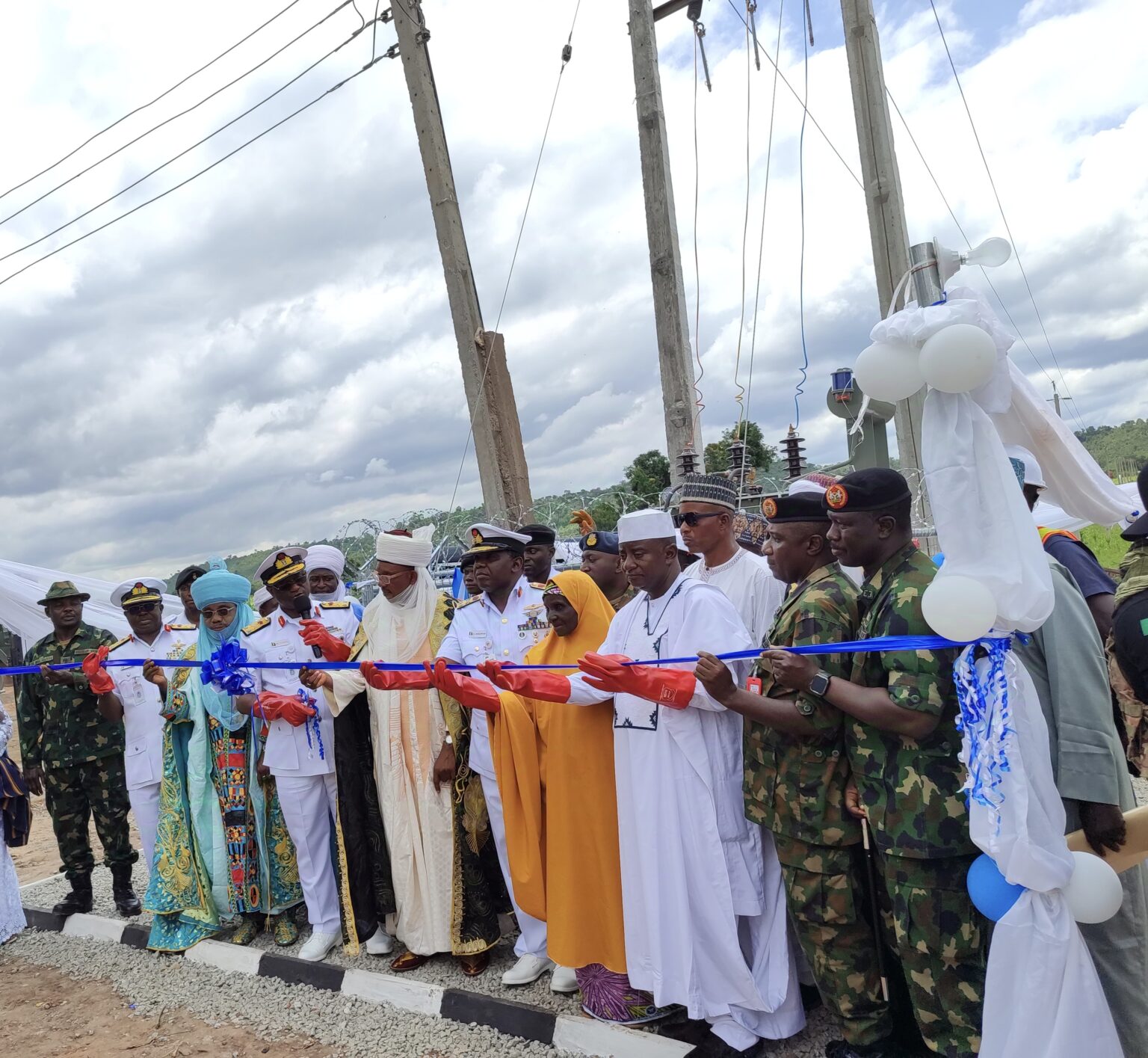 Chief of naval staff inaugurates rural electrification project in Niger