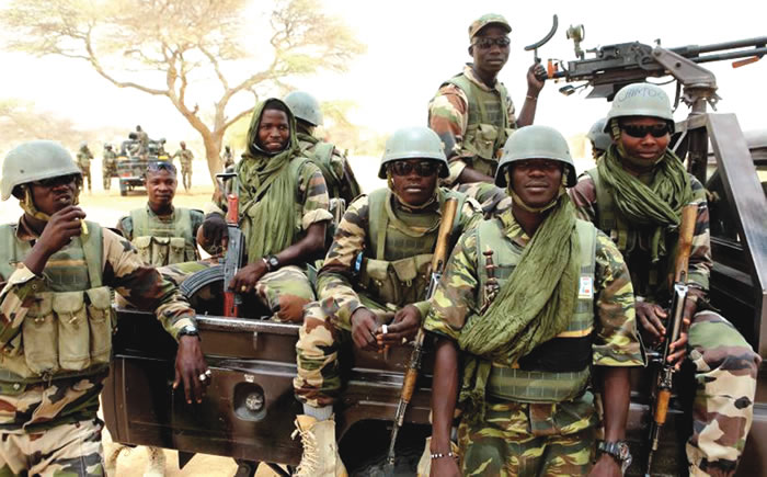 Troops kill 8 notorious terrorists, rescue 16 victims