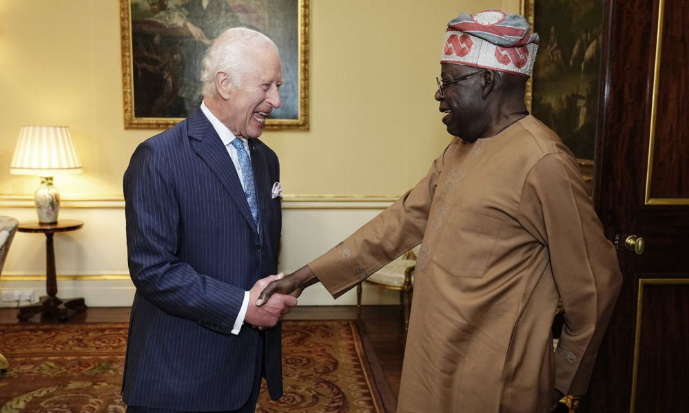 Tinubu meets King Charles III at Buckingham Palace