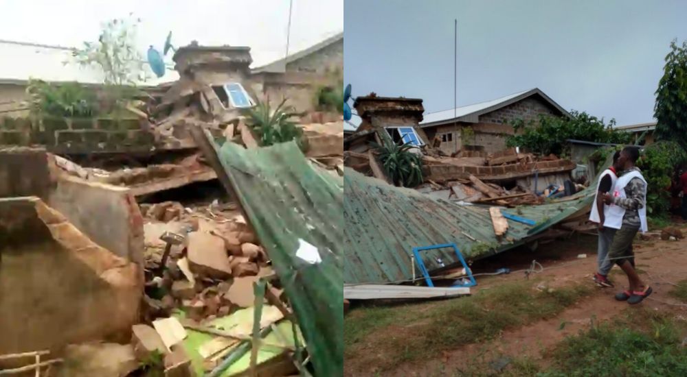 UNIBEN students trapped in Benin building collapse