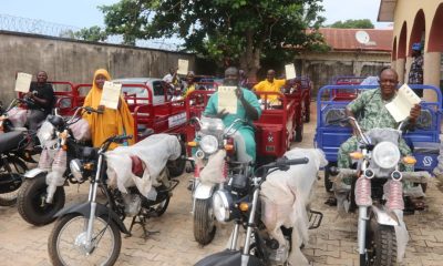 VCDP distributes tricycles to rural farmers in Kogi